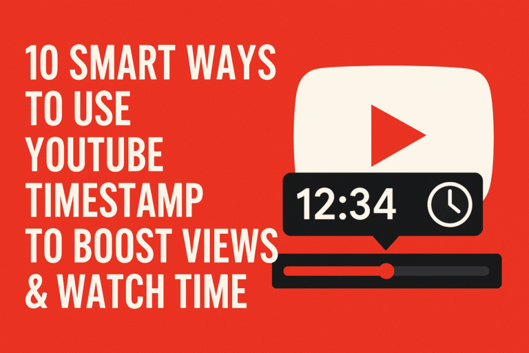 smart ways to use youtube timestamp